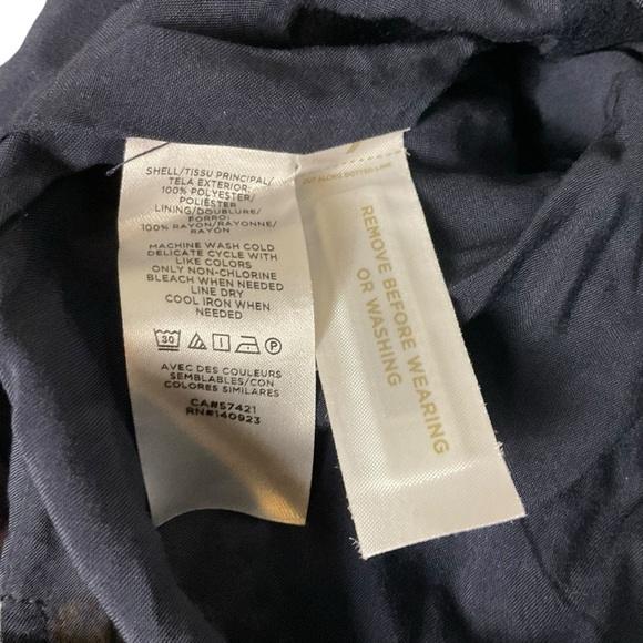 LOFT Black Midi Sundress with Long Bell Sleeves and V-Neckline - Picture 10 of 11